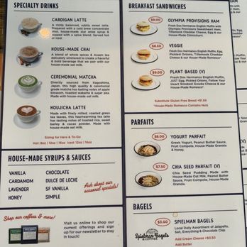 The Great North - Menu 11/2024 - Coffee & Tea Near Me - Portland, Oregon