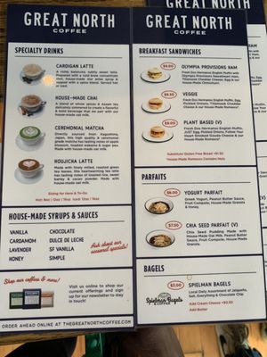 Menu photo 3 The Great North Portland, OR