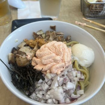 Kashiwa Ramen - Mentaiko Cream Mazemen - Ramen Near Me - Costa Mesa, California Kashiwa Ramen - Mentaiko Cream Mazemen - Ramen Near Me - Costa Mesa, California
