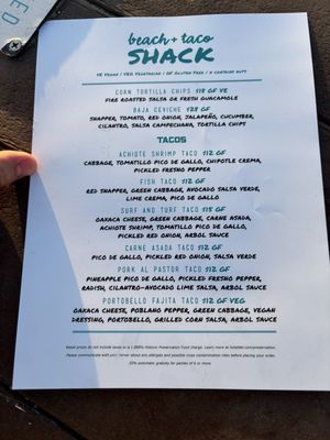 Menu photo 2 Beach & Taco Shack Coronado, CA Menu photo 2 Beach & Taco Shack Coronado, CA