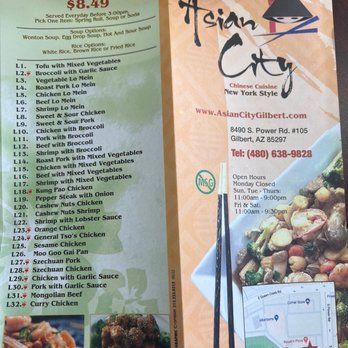 Asian City - 3.7.23 - Chinese Near Me - Gilbert, Arizona