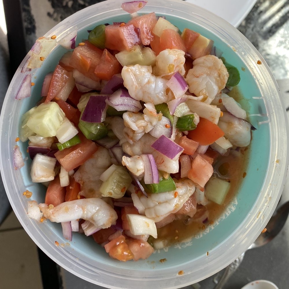 Shrimp ceviche Shrimp ceviche