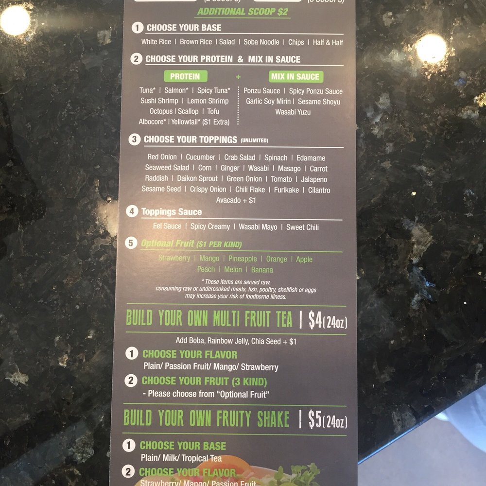 Lmana Poke N Ramen - Menu - Ramen Near Me - Lancaster, California Lmana Poke N Ramen - Menu - Ramen Near Me - Lancaster, California