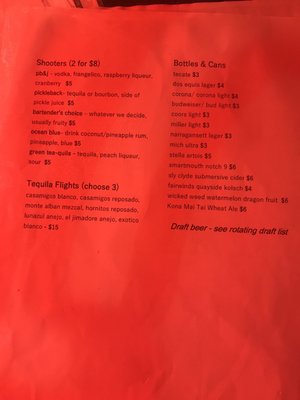 Menu photo 2 Colley Cantina Norfolk, VA
