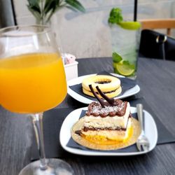Caffe Bistrot - Chocolate coconut deliciousness with a bellini