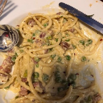Fabiani's - What's left of my Carbonara pasta. Soo good and highly recommend this dish - Italian Near Me - Kihei, Hawaii Fabiani's - What's left of my Carbonara pasta. Soo good and highly recommend this dish - Italian Near Me - Kihei, Hawaii