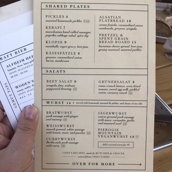 Gemüt Biergarten - Menu (9/13/2019) - Beer Gardens Near Me - Columbus, Ohio Gemüt Biergarten - Menu (9/13/2019) - Beer Gardens Near Me - Columbus, Ohio
