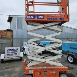 Rent One Equipment Rentals - ELECTRIC SCISSOR LIFT, Max. platform height 19 FT