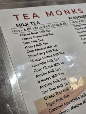 Menu photo 2 Tea Monks Escondido, CA Menu photo 2 Tea Monks Escondido, CA