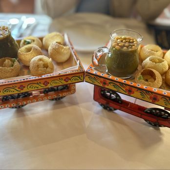 All India Cafe - Pani Puri Shots! Must TRY! ( ^_^)b - Indian Near Me - Pasadena, California
