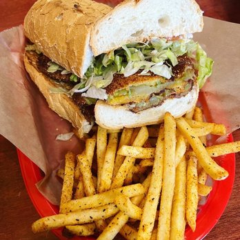Roux Dat - Fried Green Tomato Po Boy - Cajun/Creole Near Me - Capitola, California Roux Dat - Fried Green Tomato Po Boy - Cajun/Creole Near Me - Capitola, California