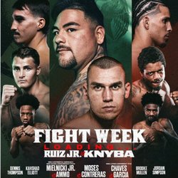 My NY Sports Pizza - Boxing Friday 5pm. Andy Ruiz Return to the Ring. 9.4.2026. Join Us 5pm Main Card 5pm Start Time, Main Fight 7:45Pm