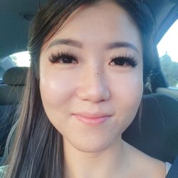 Valerie Esthetics - Wispy doll lashes, looking up