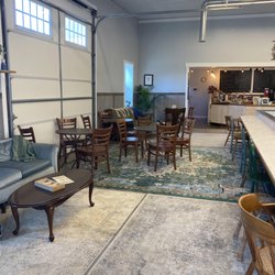 Mamaste Cafe and Play - Relax on one of our comfy couches or sit at the low counter overlooking the play area