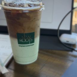 Pandan latte