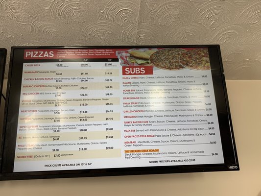 Menu photo 1 Carson’s Corner Pizza & Ice Cream Piketon, OH