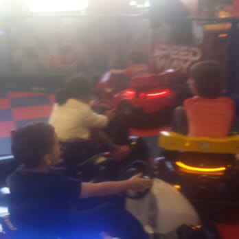 Chuck E. Cheese - Bumper cars!!! - Pizza Near Me - Grapevine, Texas