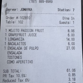 Terruño - Bill - Caribbean Near Me - Luquillo, Puerto Rico