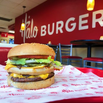 Halo Burger - The Beefy Double - Burgers Near Me - Flint, Michigan