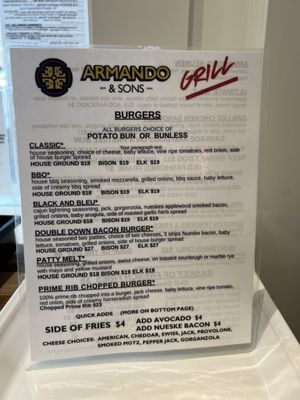 Menu photo 7 Armando & Sons Butcher Shop Reno, NV