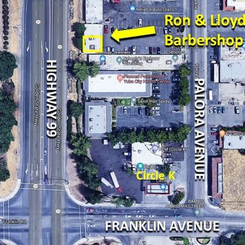 Ron's Barber Shop - Quick view of their location. - Barbers Near Me - Yuba City, California