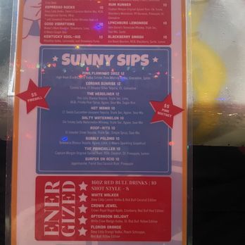 Tin Roof - Drink Menu - Bars Near Me - Orlando, Florida