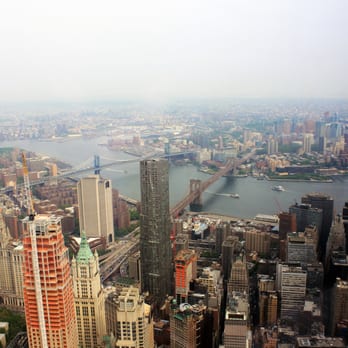 One World Observatory - Even on a cloudy day the views are spectacular. - Observatories Near Me - New York, New York
