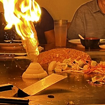 Mikado Japanese Restaurant - a fire coming out of the grill - Sushi Bars Near Me - Bakersfield, California Mikado Japanese Restaurant - a fire coming out of the grill - Sushi Bars Near Me - Bakersfield, California