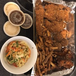 Takeout - Deep Fried Chicken, Cheese Balls, Ribs, fries. Takeout - Deep Fried Chicken, Cheese Balls, Ribs, fries.