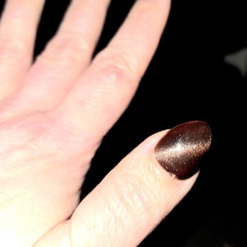 Dolci Salon - Medium length almond shaped gel extensions with cats-eye gel polish - Nail Salons Near Me - San Francisco, California Dolci Salon - Medium length almond shaped gel extensions with cats-eye gel polish - Nail Salons Near Me - San Francisco, California