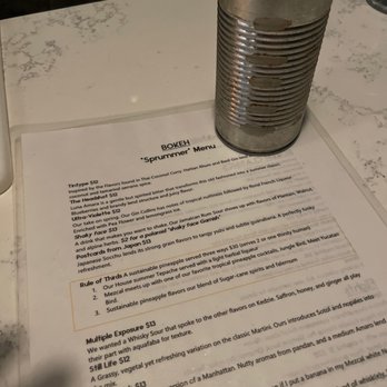 Bokeh - Cocktail menu, summer '21 - Cocktail Bars Near Me - Chicago, Illinois