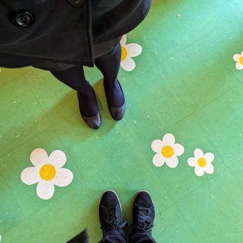 Bob Baker Marionette Theater - The flower floor in the lobby. - Performing Arts Near Me - Los Angeles, California Bob Baker Marionette Theater - The flower floor in the lobby. - Performing Arts Near Me - Los Angeles, California