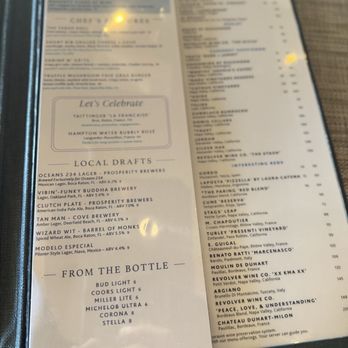 Oceans 234 - Menu - New American Near Me - Deerfield Beach, Florida Oceans 234 - Menu - New American Near Me - Deerfield Beach, Florida