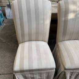 Thei is an after pic of the cleaned chairs. I wished I had thought to take a before pic. Thei is an after pic of the cleaned chairs. I wished I had thought to take a before pic.