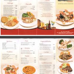 Cafe El Molino - Current menu