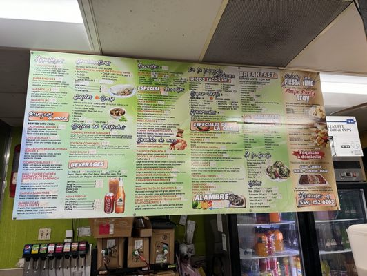 Menu photo 2 Ocampo's Mexican Restaurant Fresno, CA