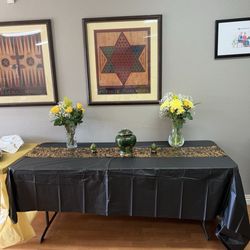 Safeway - Memorial Table with floral arrangements