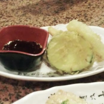 Takara Sushi - pitiful tempura veggies - Sushi Bars Near Me - Logan, Utah