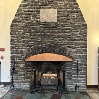 Howe Caverns - Beautiful fireplace when you walk in. - Tours Near Me - Howes Cave, New York