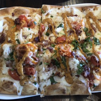Panera Bread - Chipotle chicken and bacon flatbread pizza - Salad Near Me - Downey, California