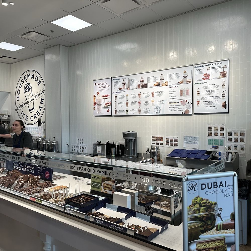 Display case/order counter with menu, June 2025. Display case/order counter with menu, June 2025.