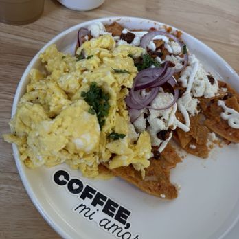 Coffee, Mi Amor - Red chilaquiles - Cafes Near Me - Chatsworth, California Coffee, Mi Amor - Red chilaquiles - Cafes Near Me - Chatsworth, California