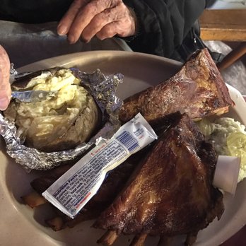 Greenbrier Restaurant - Ribs plate with baked potato - Barbeque Near Me - Madison, Alabama Greenbrier Restaurant - Ribs plate with baked potato - Barbeque Near Me - Madison, Alabama