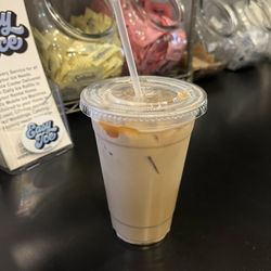 Sweet T's - Cinnamon dolce iced latte - cinnamon and maple