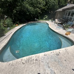 Poseidon Pool Servicing - End result of a green to clean service