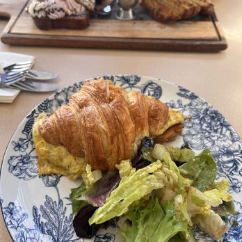 Chez Maryse - Ham and cheese croissant with scrambled eggs - Bakeries Near Me - Fresno, California