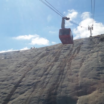 Stone Mountain Park - This is the opposite gondola. There's always one at the top and one at the bottom. - Parks Near Me - Stone Mountain, Georgia Stone Mountain Park - This is the opposite gondola. There's always one at the top and one at the bottom. - Parks Near Me - Stone Mountain, Georgia