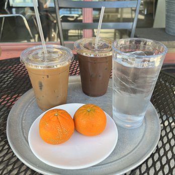 Insomnia - Vietnamese Iced Coffee - the darker one is their original and the lighter one has extra condensed milk. They gave us tangerines too! - Coffee & Tea Near Me - Honolulu, Hawaii Insomnia - Vietnamese Iced Coffee - the darker one is their original and the lighter one has extra condensed milk. They gave us tangerines too! - Coffee & Tea Near Me - Honolulu, Hawaii
