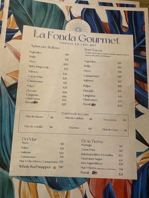 Menu photo 2 La Fonda Gourmet Luquillo, PR Menu photo 2 La Fonda Gourmet Luquillo, PR