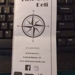 East Ave Deli - Menu